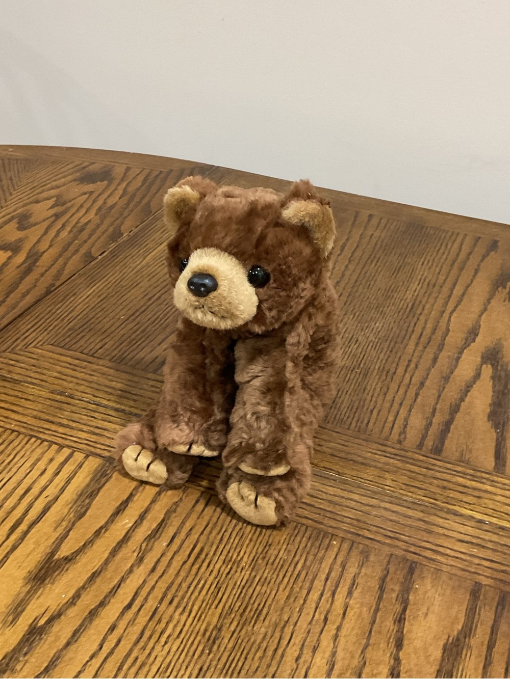 Adorable Ty “Cocoa” Brown and Cream Bear Classic Plush Stuffed Animal